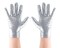 Metallic Silver Costume Gloves - Shiny Silver Princess Evening Stretch Dress Tea Glove Set for Men, Women and Kids
